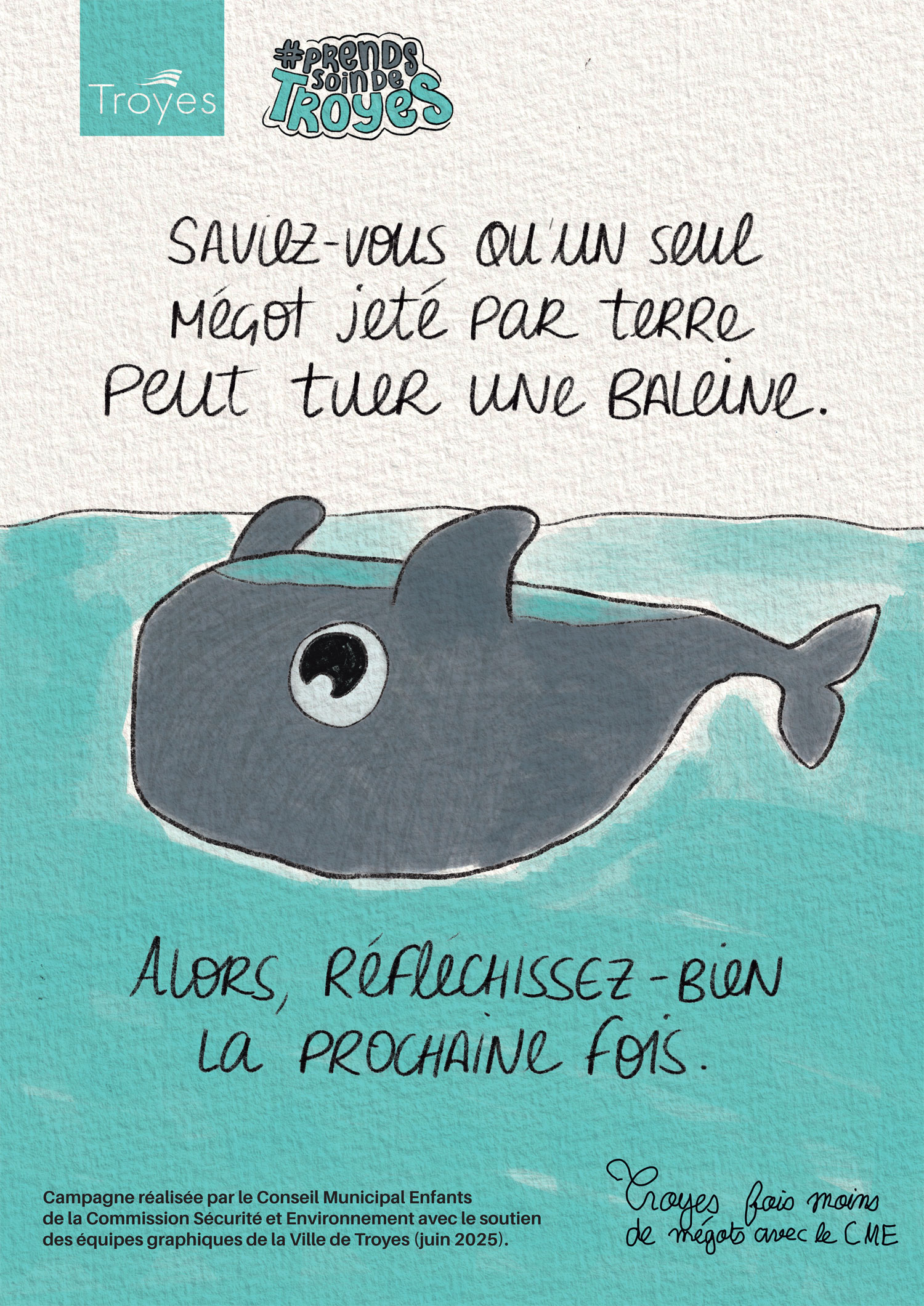 Une campagne anti-mégots imaginée par le Conseil Municipal Enfants