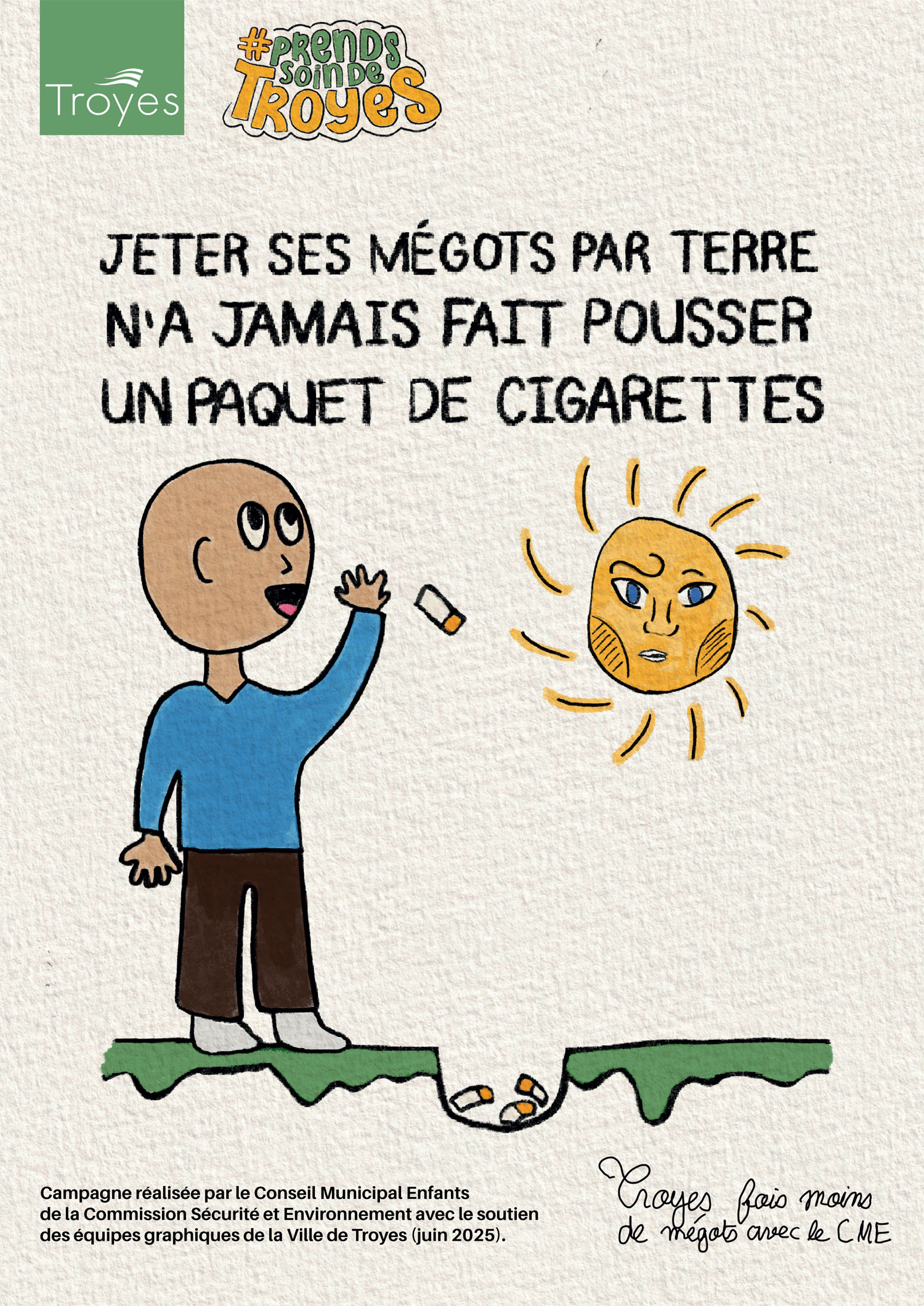 Une campagne anti-mgots imagine par le Conseil Municipal Enfants | Site  de la Ville de Troyes