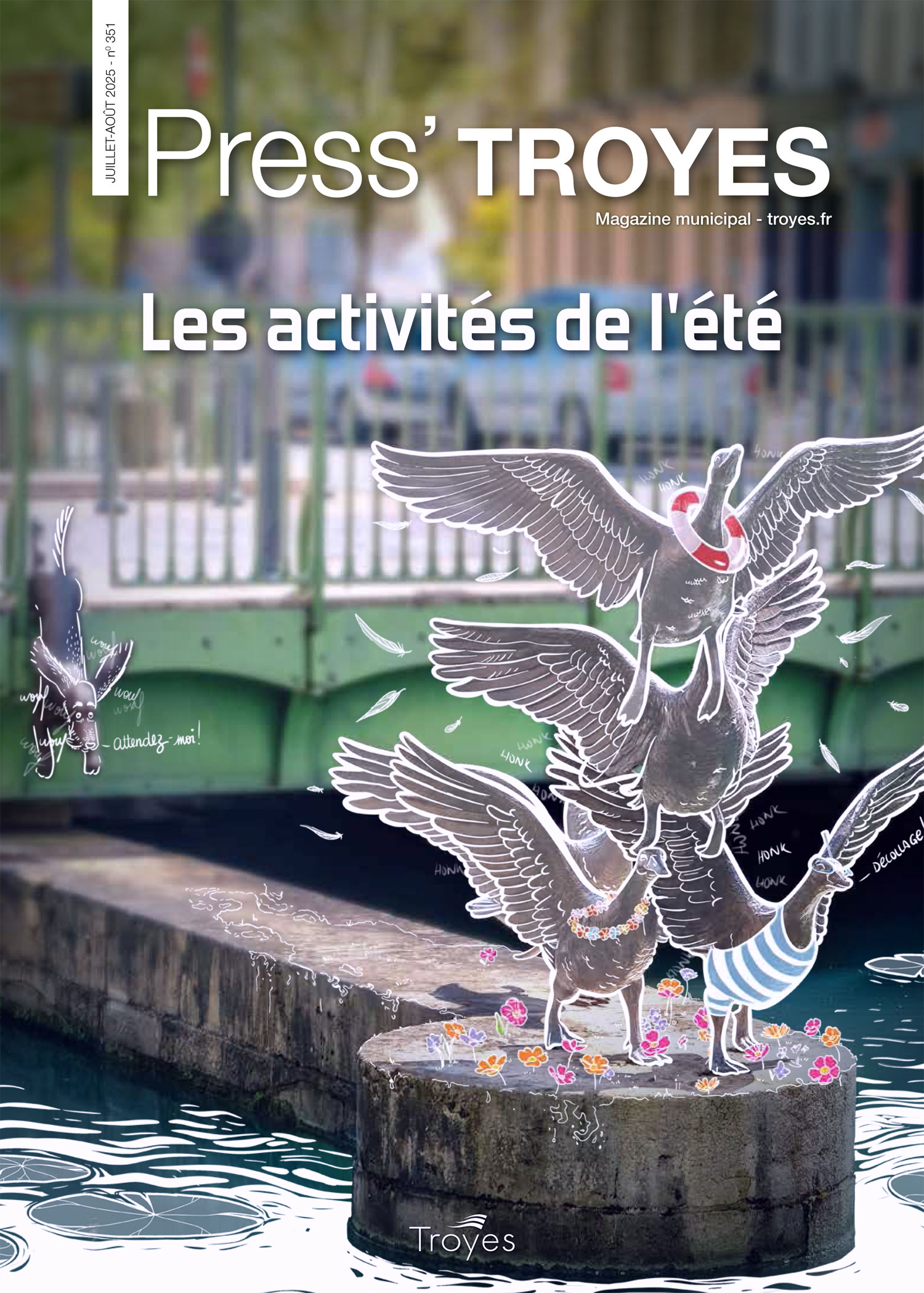 PressTroyes_351_Juillet_Aout_2025_Couv Couverture Press'Troyes n° 351 juillet/août 2025