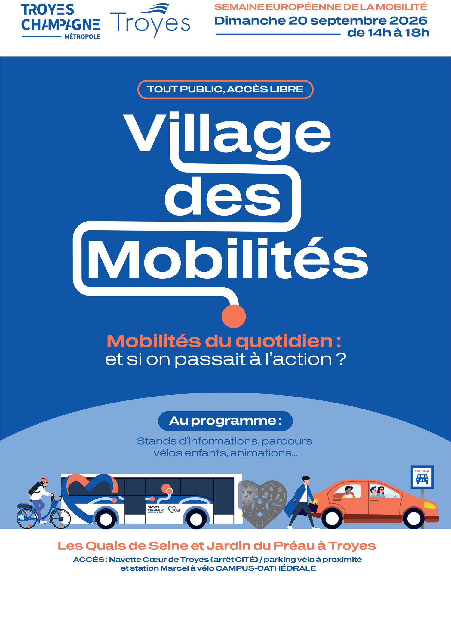 Affiche du village des mobilités