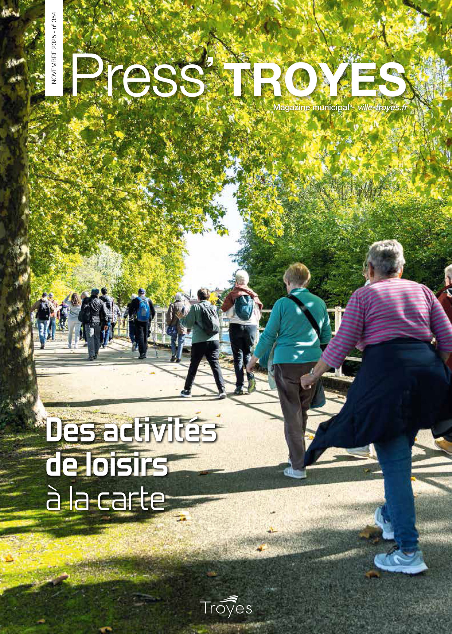 PressTroyes_354_Novembre_2025_Couv Couverture Press'Troyes n° 354 novembre 2025