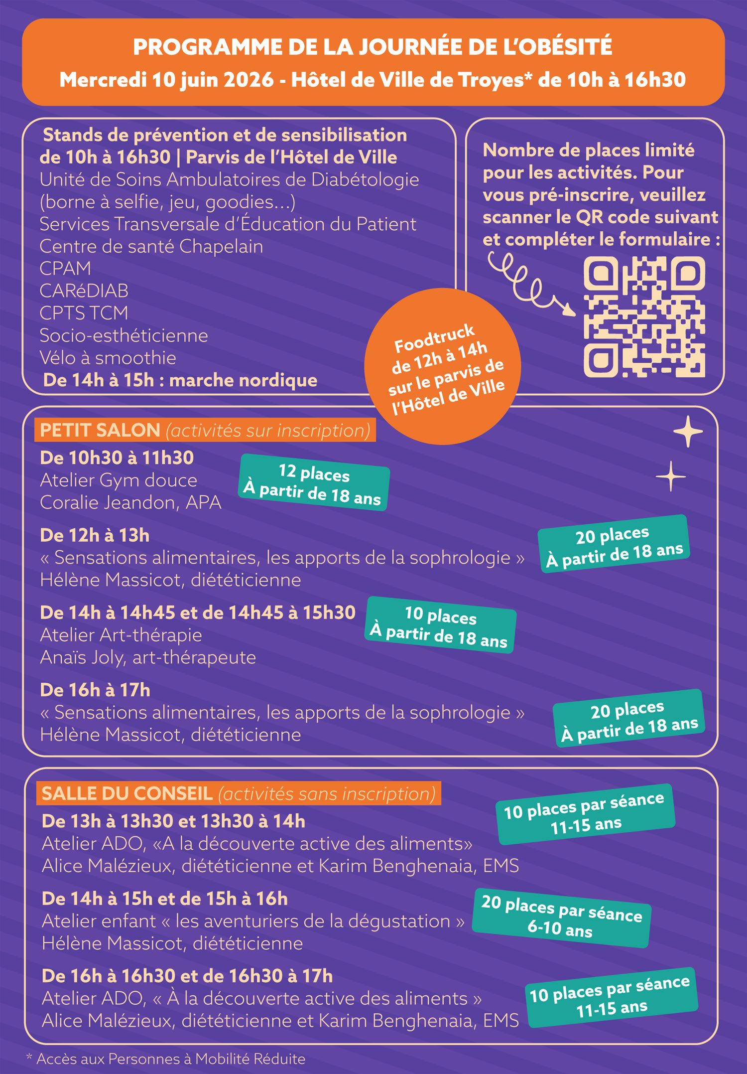 Programme Journée de l'obésité