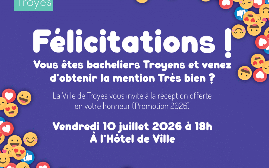 Félicitations à tous les bacheliers troyens !