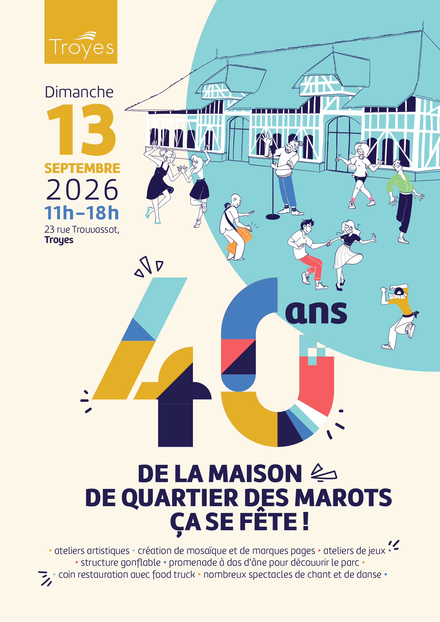 Maison de quartier des Marots 40 ans