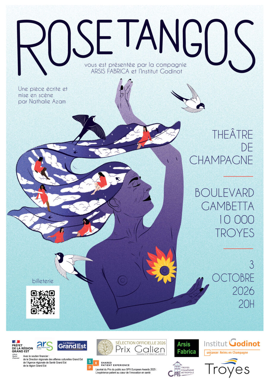 Affiche pièce de théâtre Rose Tangos