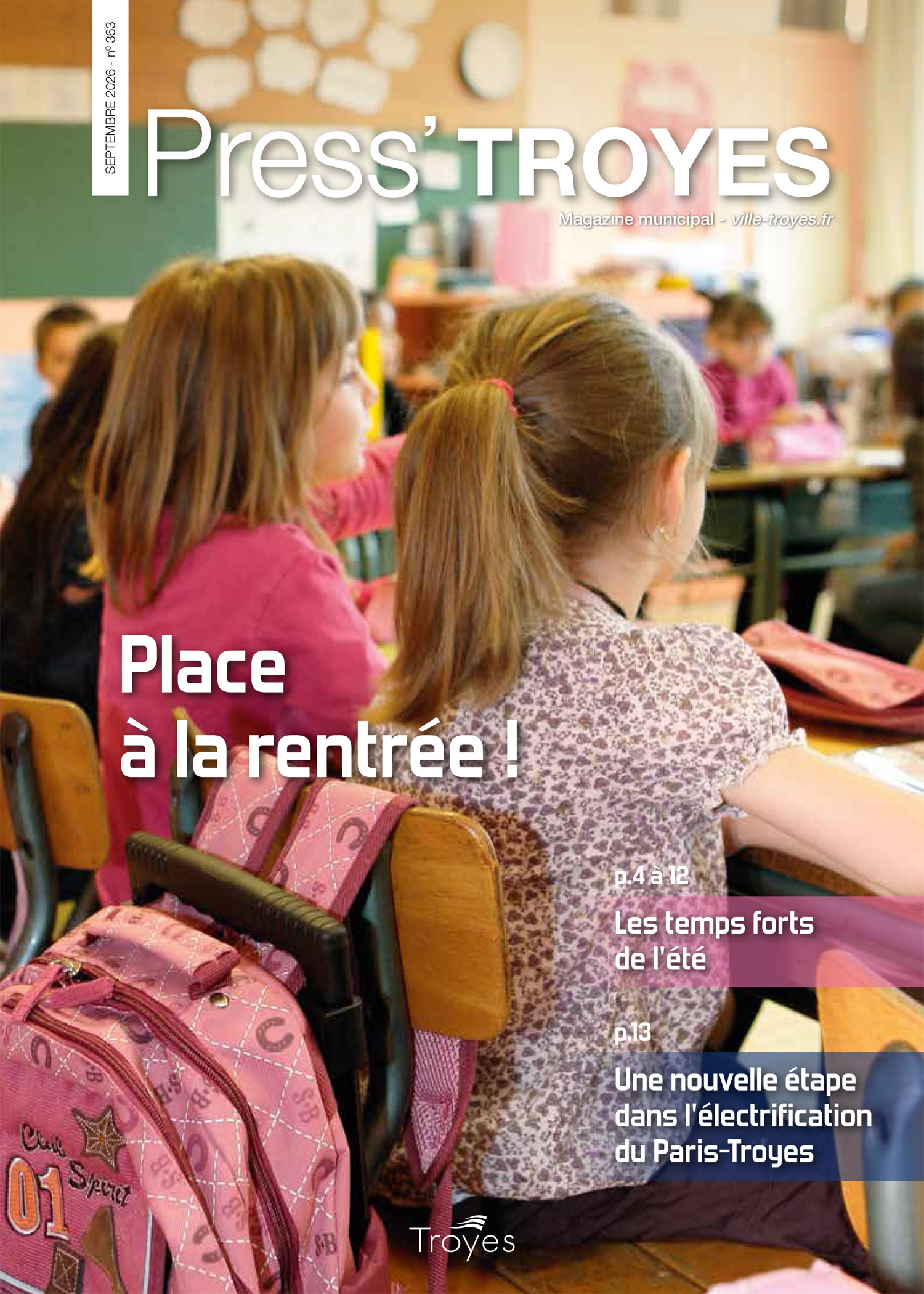 PressTroyes_363_Septembre_2026_Couv Couverture Press'Troyes n° 363 septembre 2026