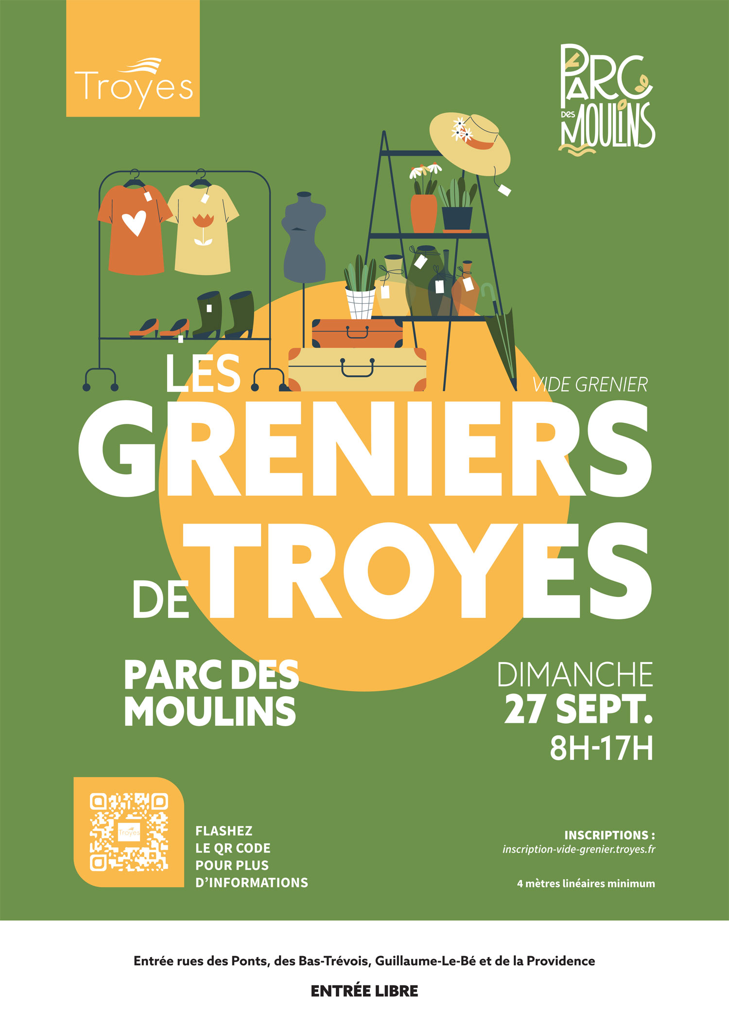 Affiche Les Greniers de Troyes